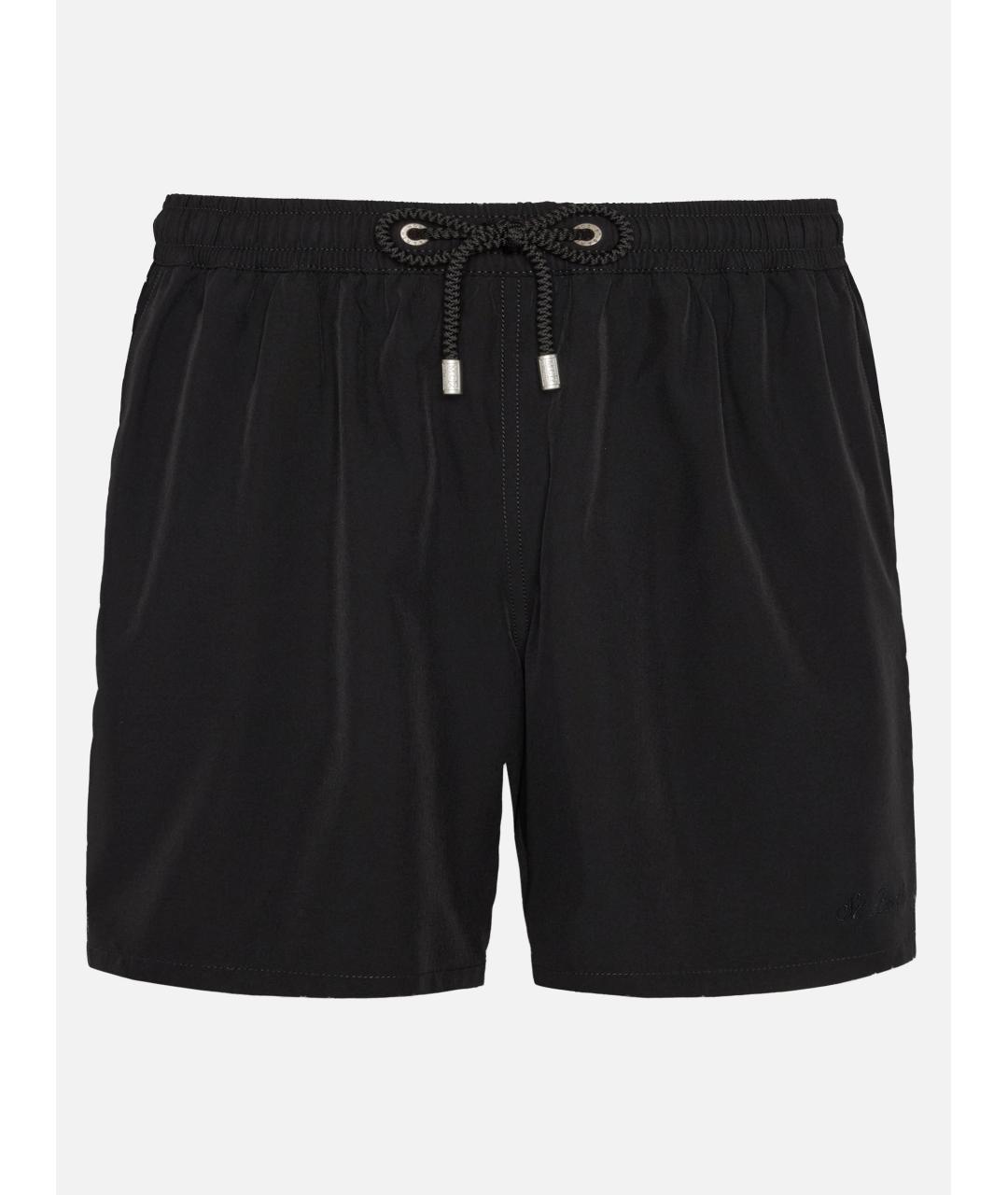 MC2 SAINT BARTH Черные полиэстеровые шорты, фото 1