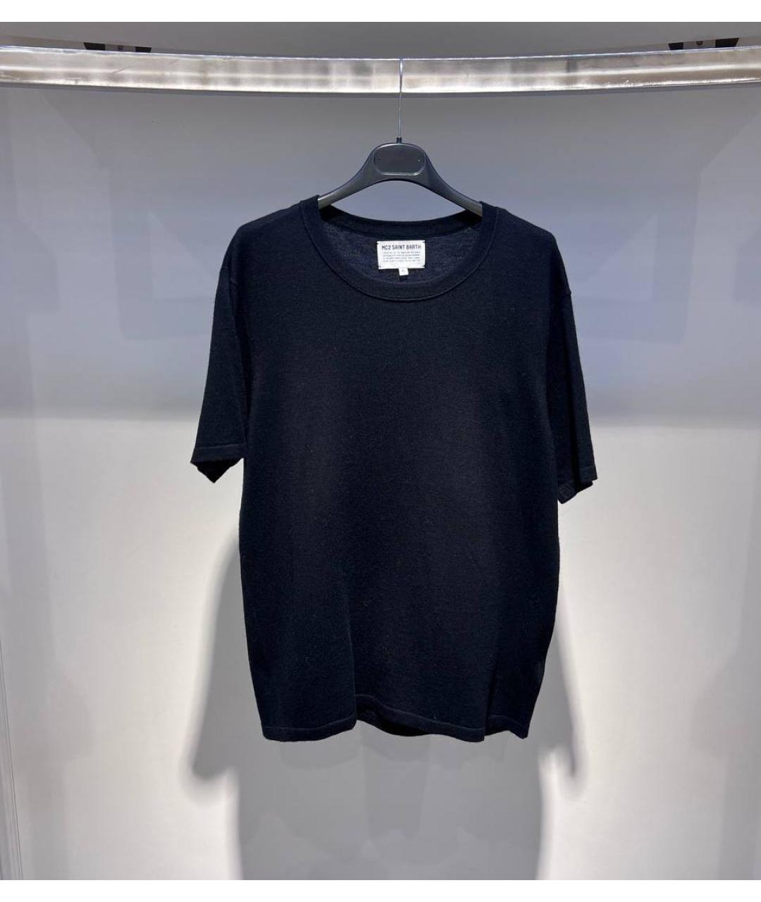 MC2 SAINT BARTH Черная футболка, фото 3