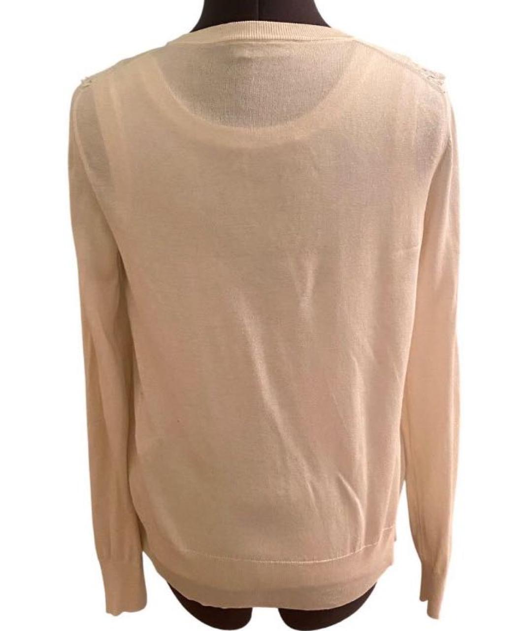 DOLCE&GABBANA Бежевый шелковый кардиган, фото 4