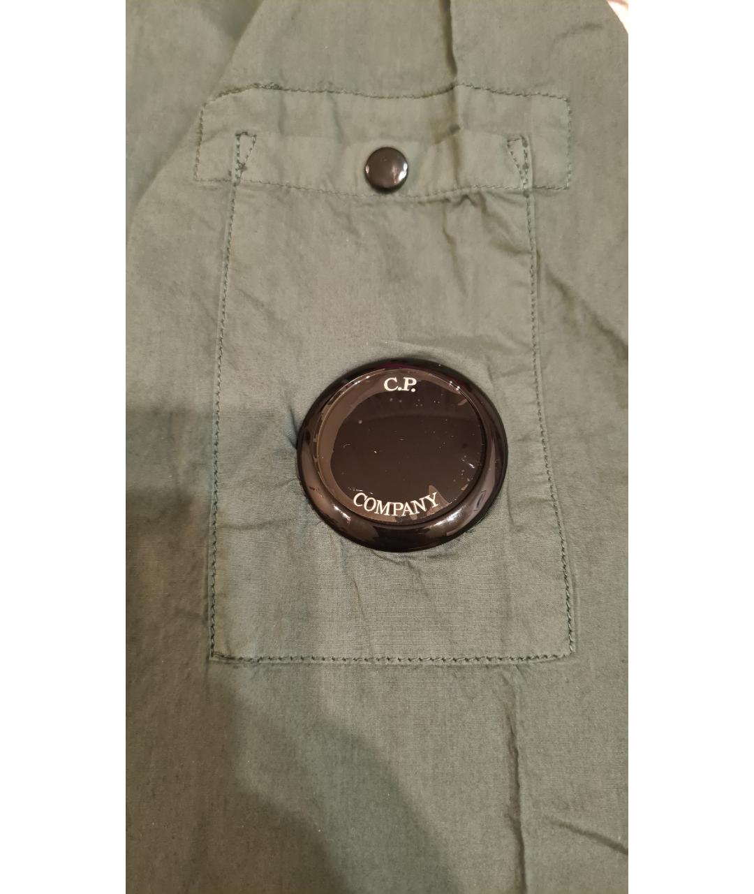CP COMPANY Зеленая хлопковая кэжуал рубашка, фото 7