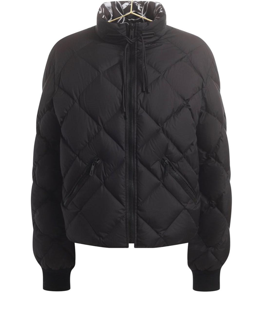 HERMES Черный полиэстеровый пуховик, фото 1