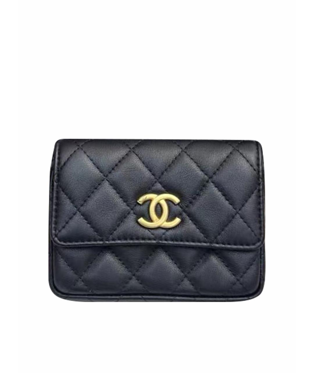 CHANEL Черная кожаная сумка через плечо, фото 1