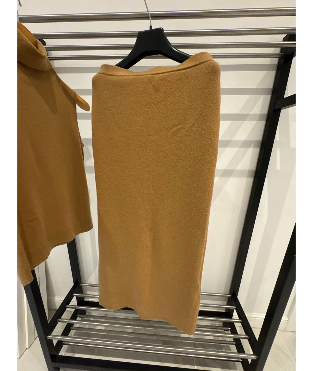 12 STOREEZ Коричневый шерстяной костюм с юбками, фото 2