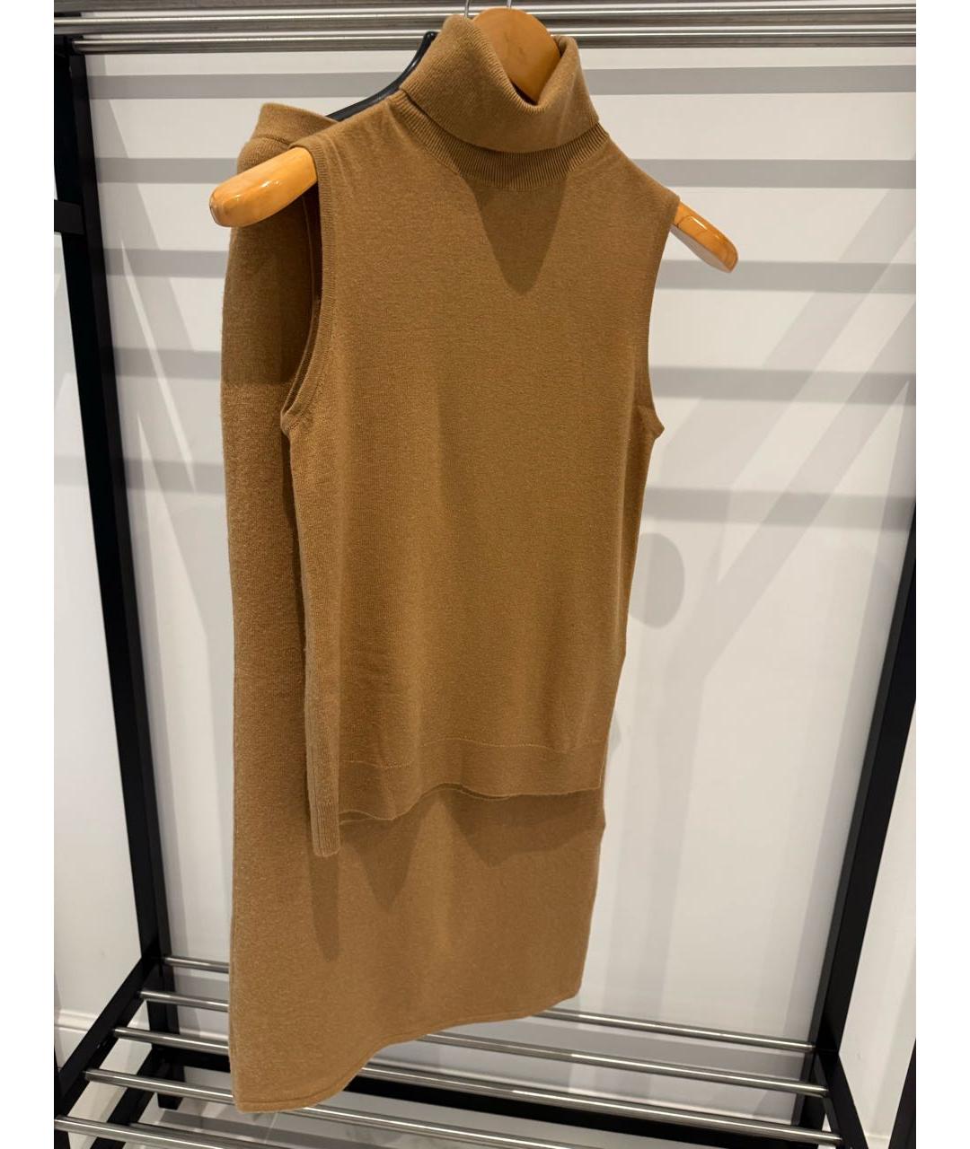 12 STOREEZ Коричневый шерстяной костюм с юбками, фото 4