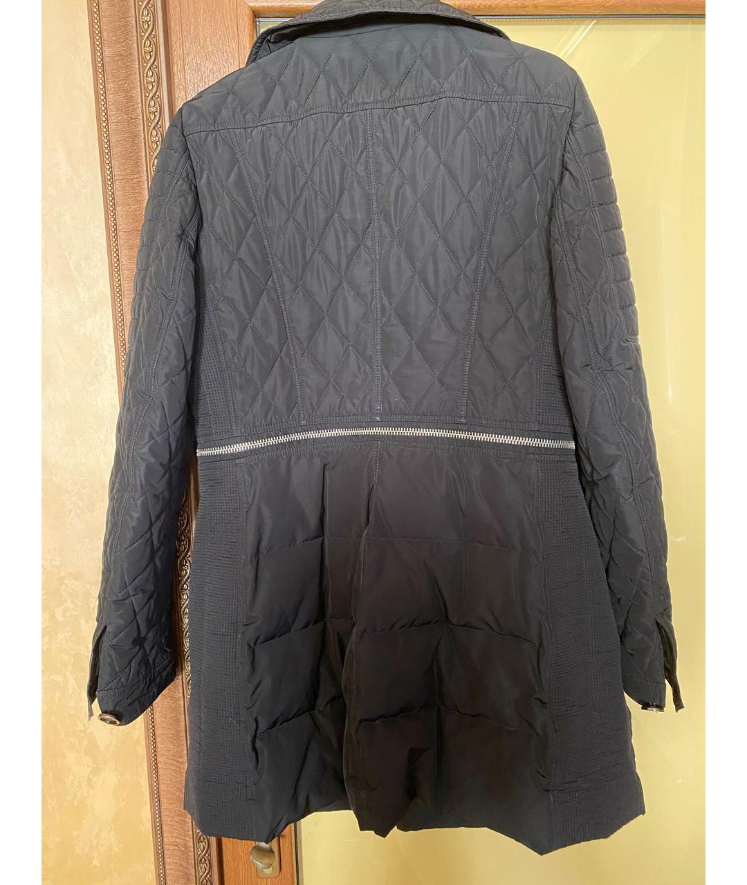 BURBERRY Черное полиэстеровое пальто, фото 2