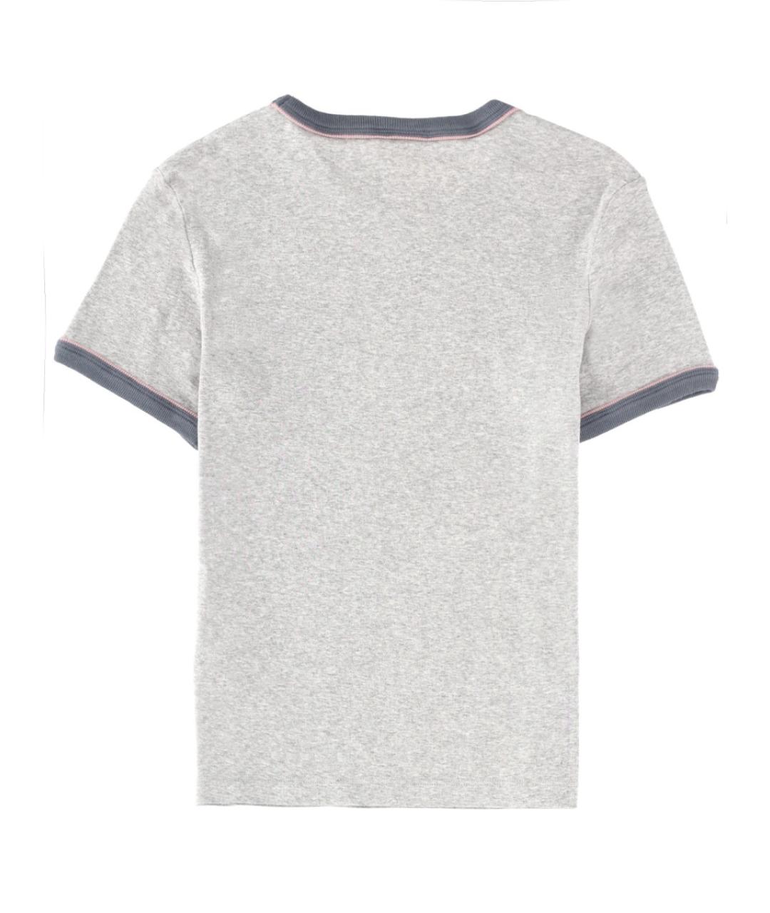 CHLOE Серая хлопковая футболка, фото 2