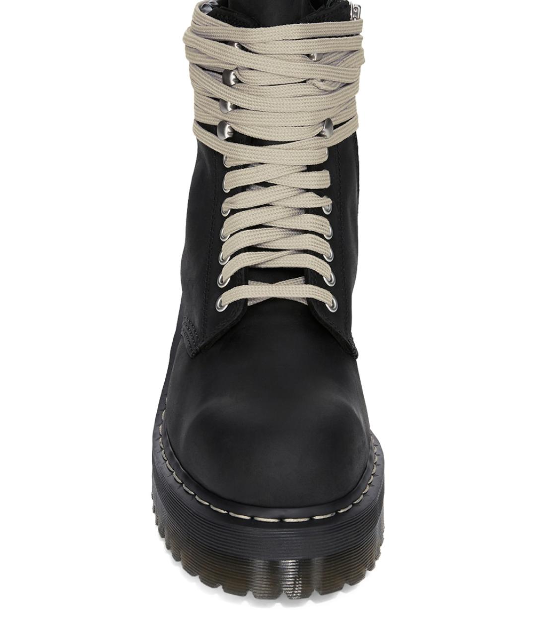 DR. MARTENS Черные кожаные ботинки, фото 6