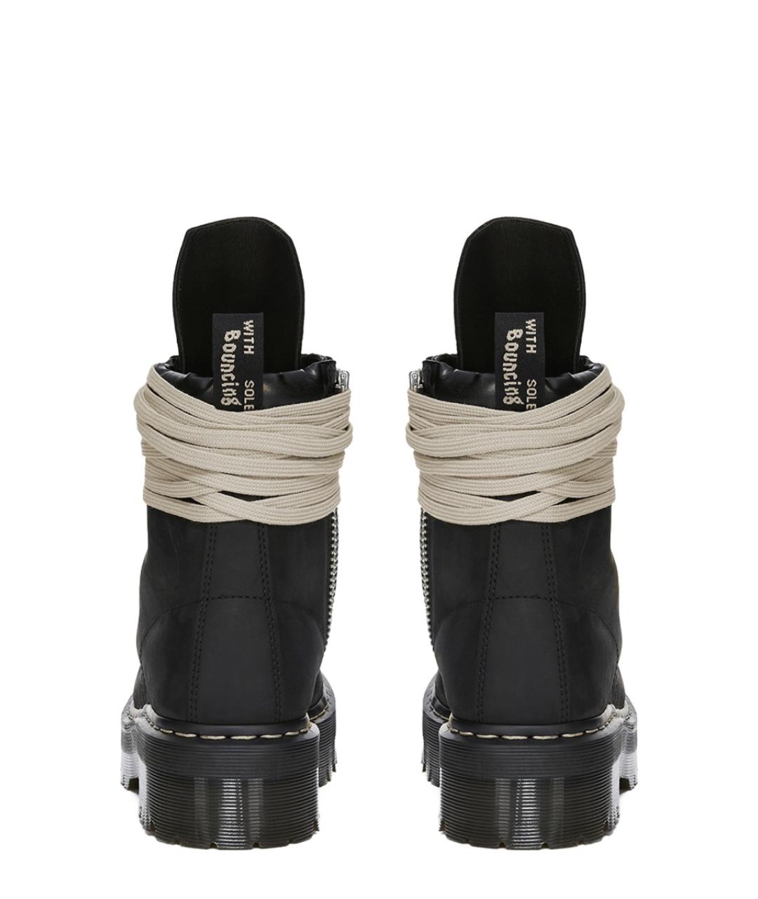 DR. MARTENS Черные кожаные ботинки, фото 5