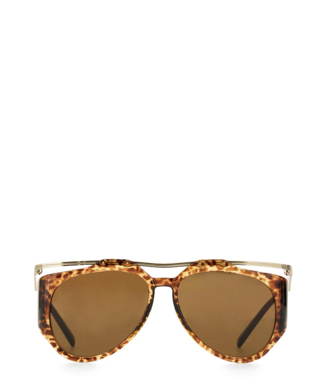 SAINT LAURENT Коричневые солнцезащитные очки, фото 2