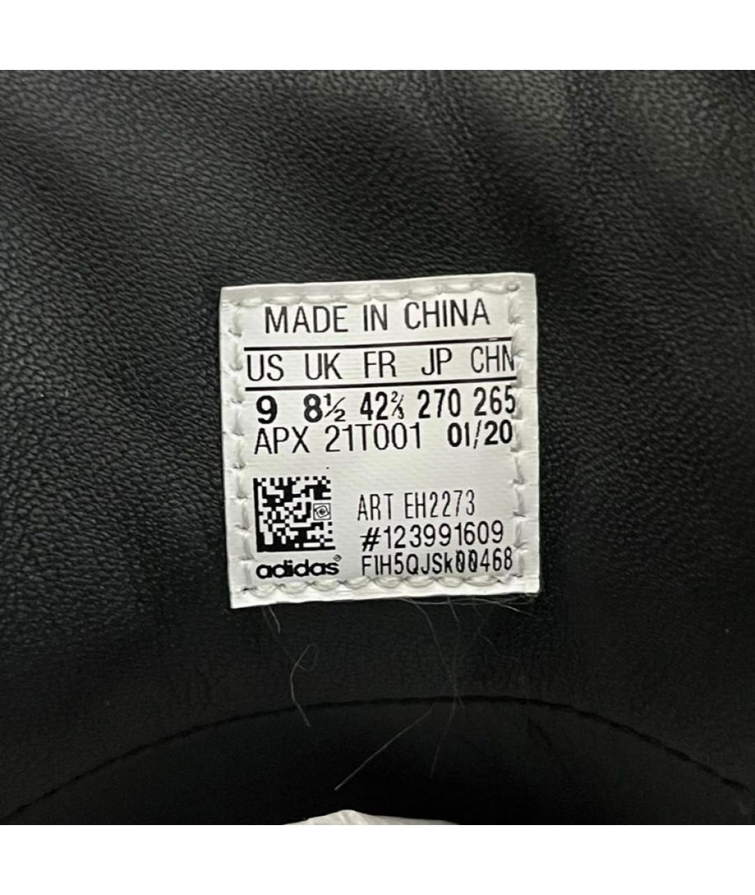 Y-3 Черные кожаные высокие кроссовки / кеды, фото 5