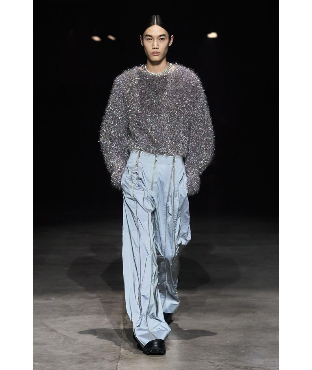 DRIES VAN NOTEN Серебрянный джемпер / свитер, фото 2