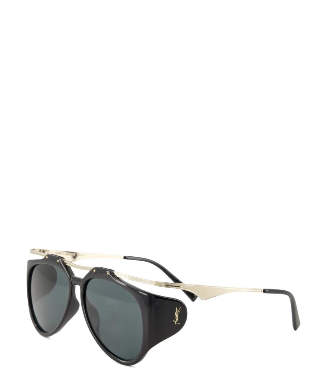 SAINT LAURENT Черные солнцезащитные очки, фото 2