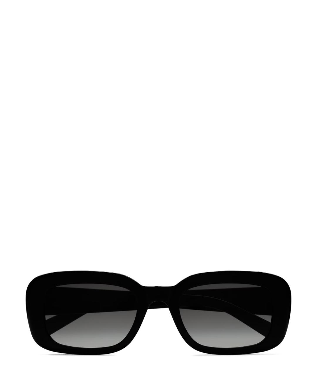 SAINT LAURENT Черные пластиковые солнцезащитные очки, фото 2