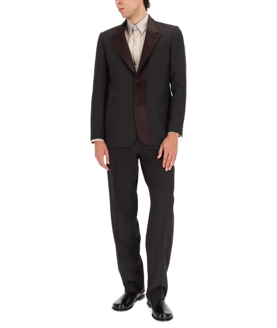 FENDI Коричневый полиэстеровый пиджак, фото 2