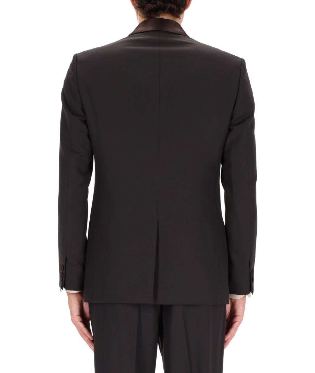 FENDI Коричневый полиэстеровый пиджак, фото 3