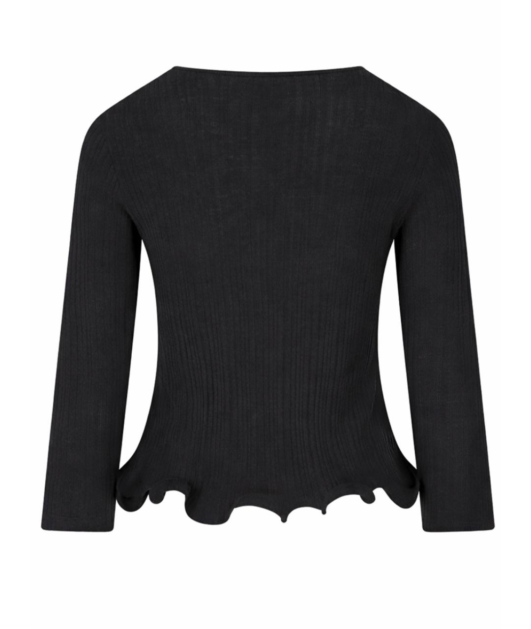 FENDI Черный шерстяной джемпер / свитер, фото 2