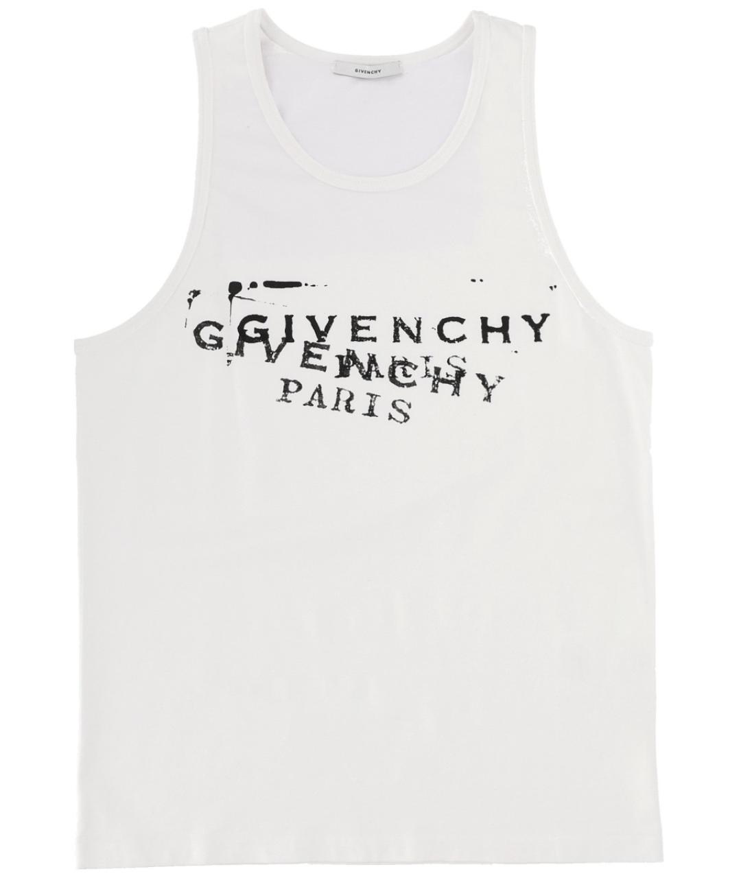 GIVENCHY Белая хлопковая майка, фото 1