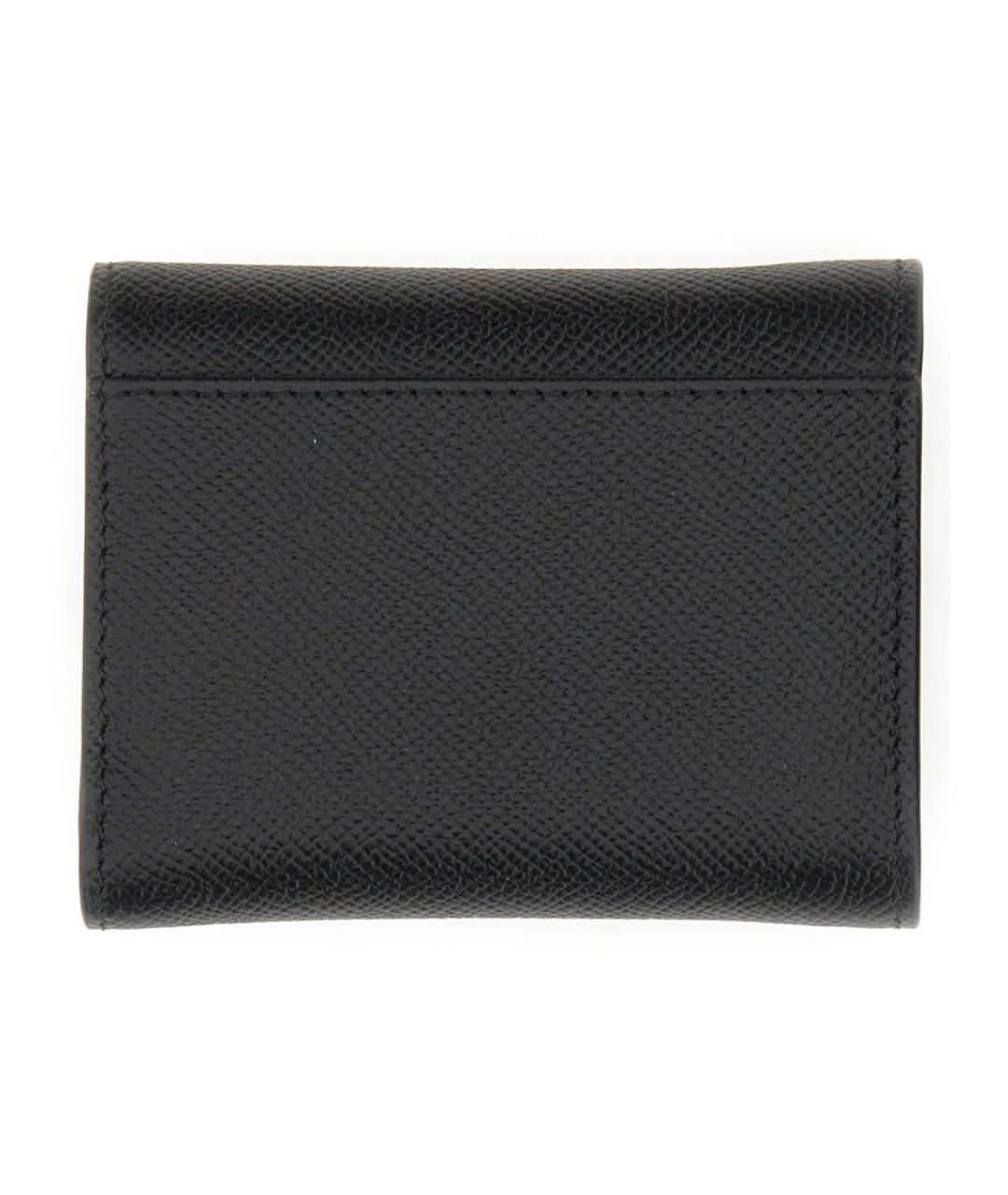MAISON MARGIELA Черный кожаный кошелек, фото 3
