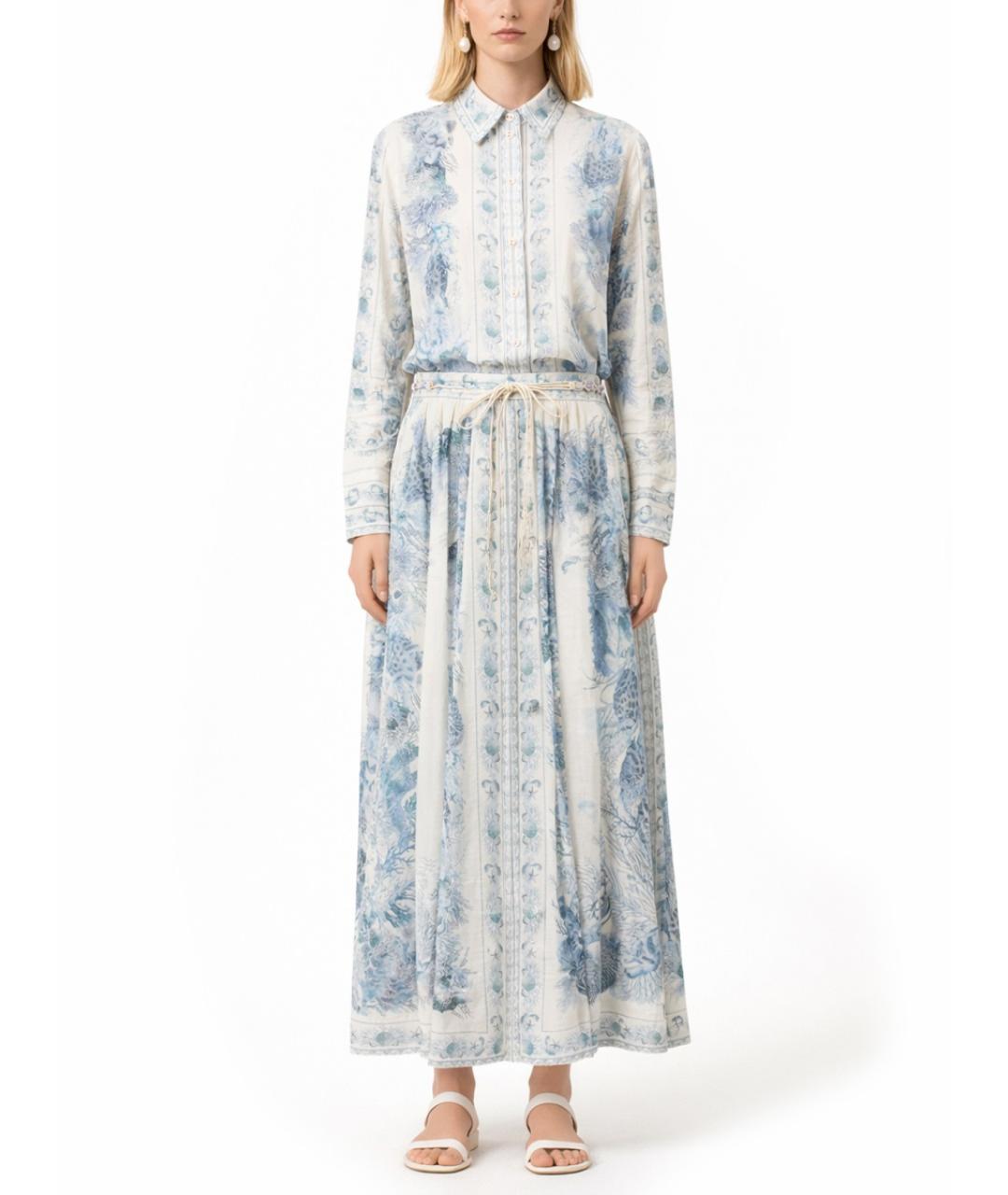 ZIMMERMANN Мульти хлопковая юбка макси, фото 2