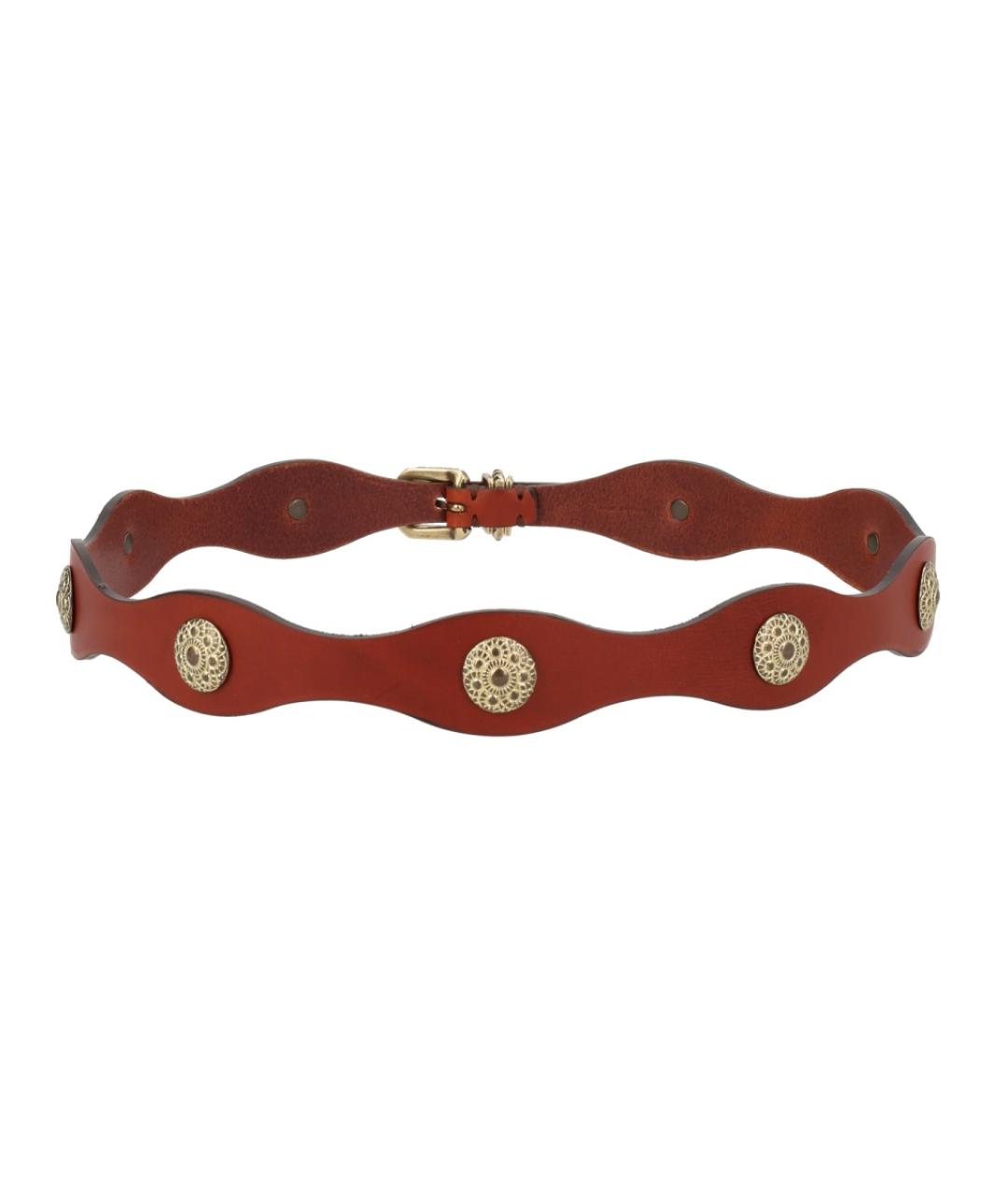 ETRO Коричневый кожаный ремень, фото 3