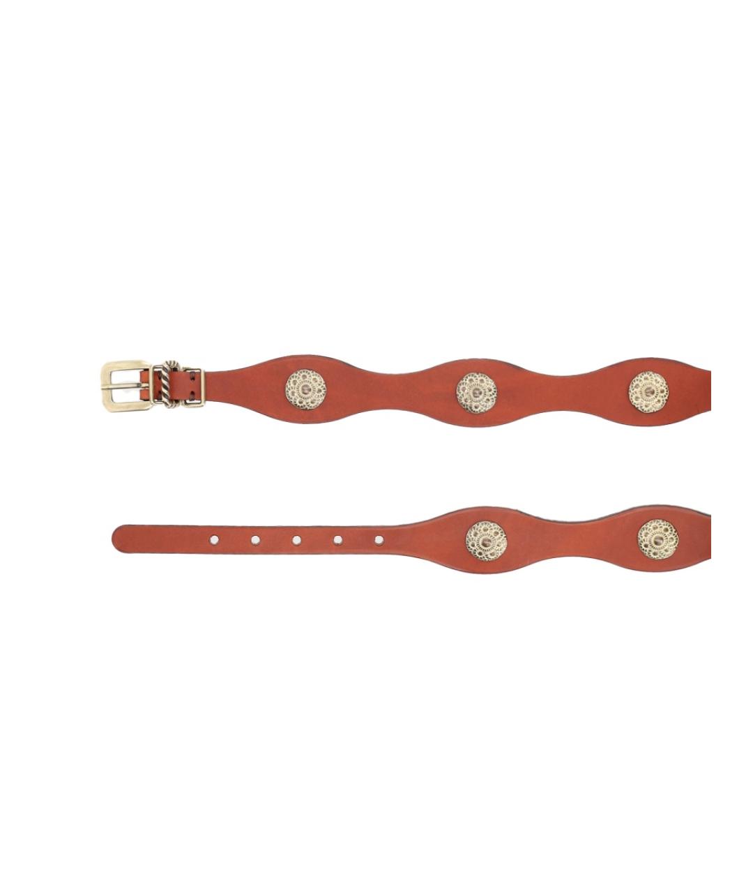 ETRO Коричневый кожаный ремень, фото 2