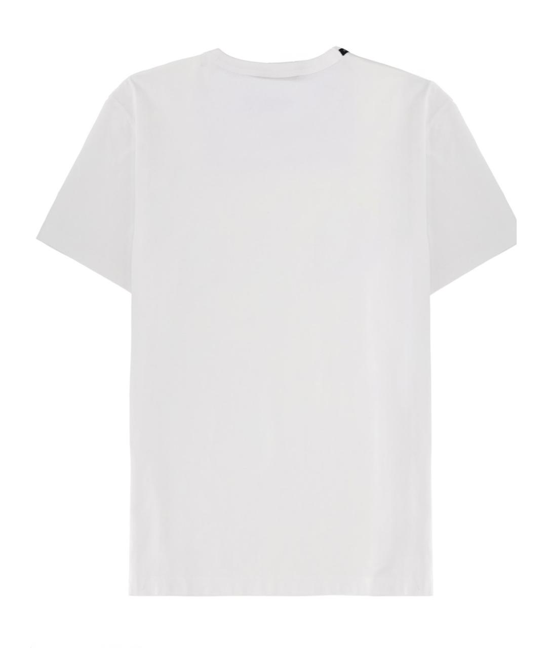 DOLCE&GABBANA Белая хлопковая футболка, фото 2