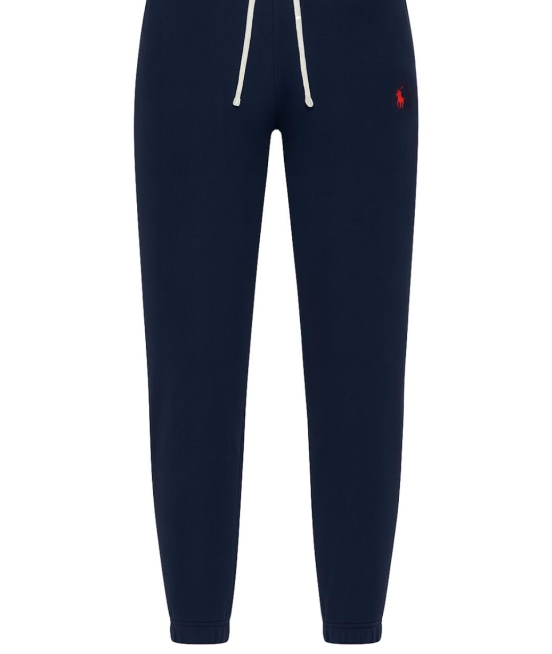 POLO RALPH LAUREN Синие хлопковые повседневные брюки, фото 1