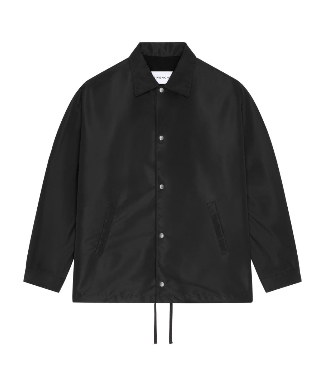 GIVENCHY Черная полиэстеровая куртка, фото 1