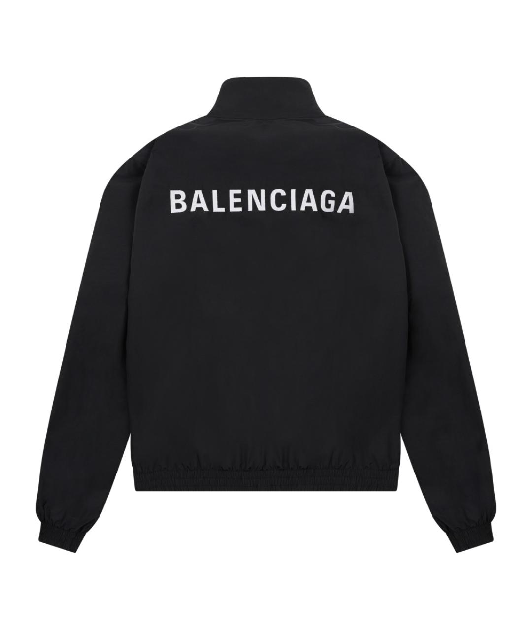 BALENCIAGA Черная полиамидовая куртка, фото 2