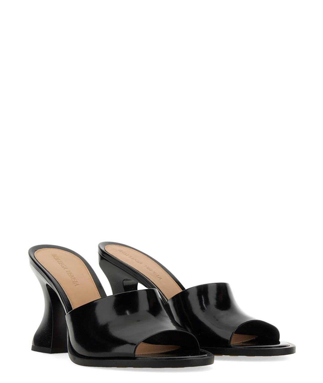 BOTTEGA VENETA Черные кожаные туфли, фото 2