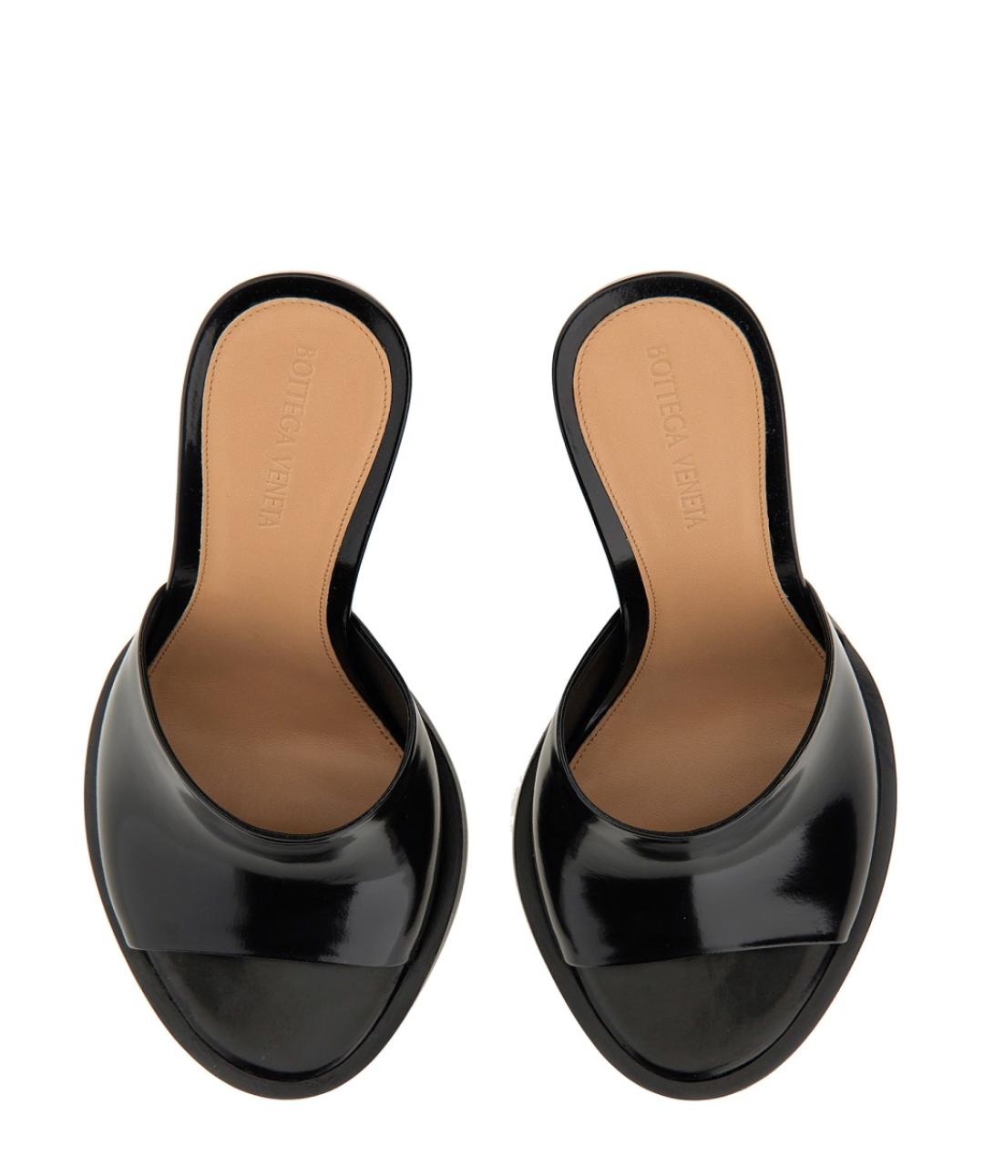 BOTTEGA VENETA Черные кожаные туфли, фото 5