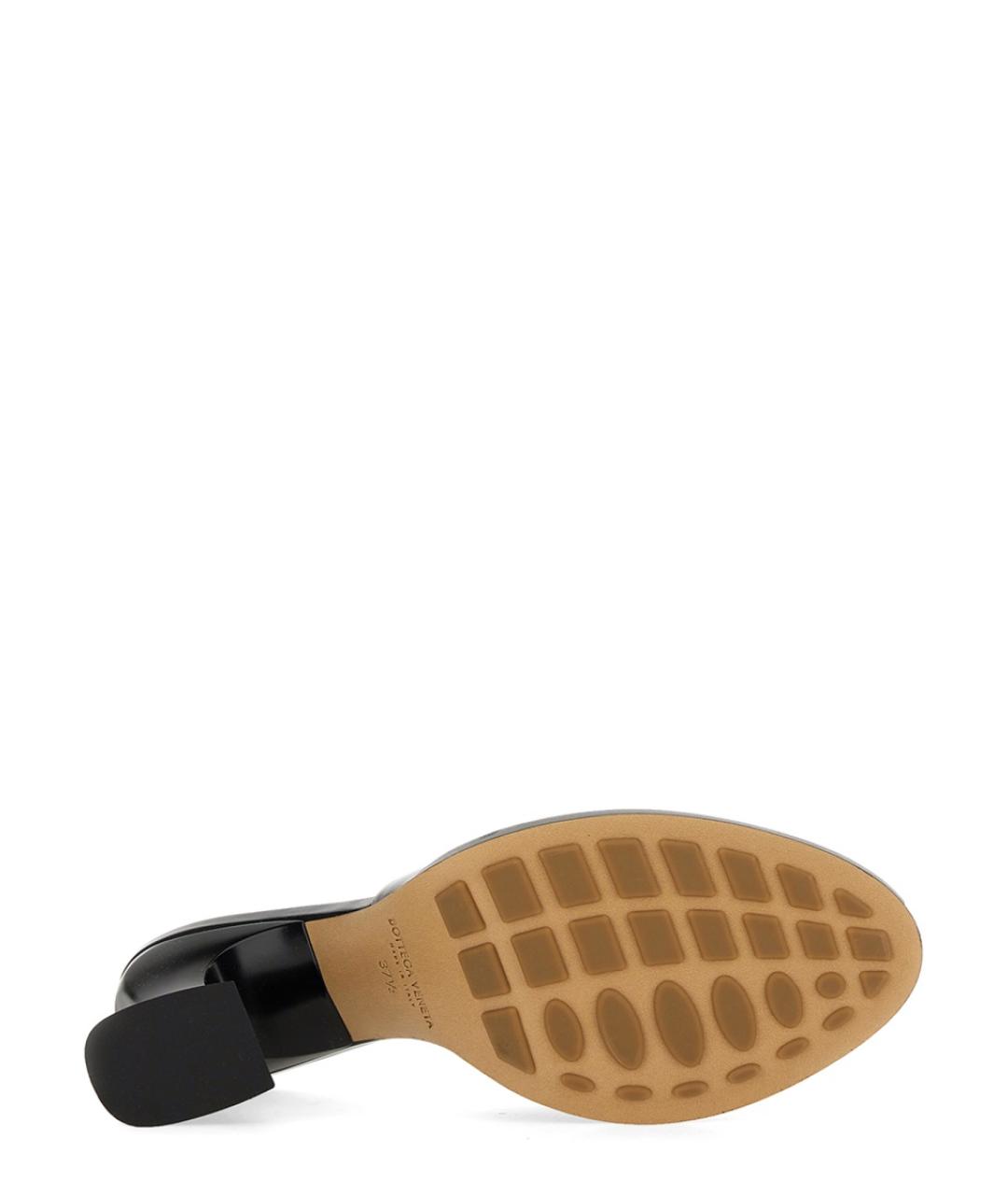 BOTTEGA VENETA Черные кожаные туфли, фото 6