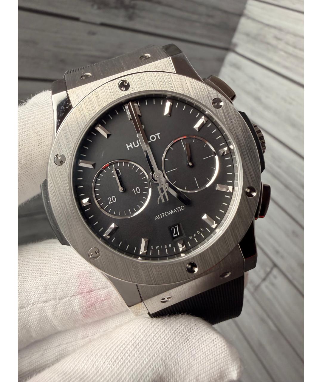 HUBLOT Черные часы, фото 3