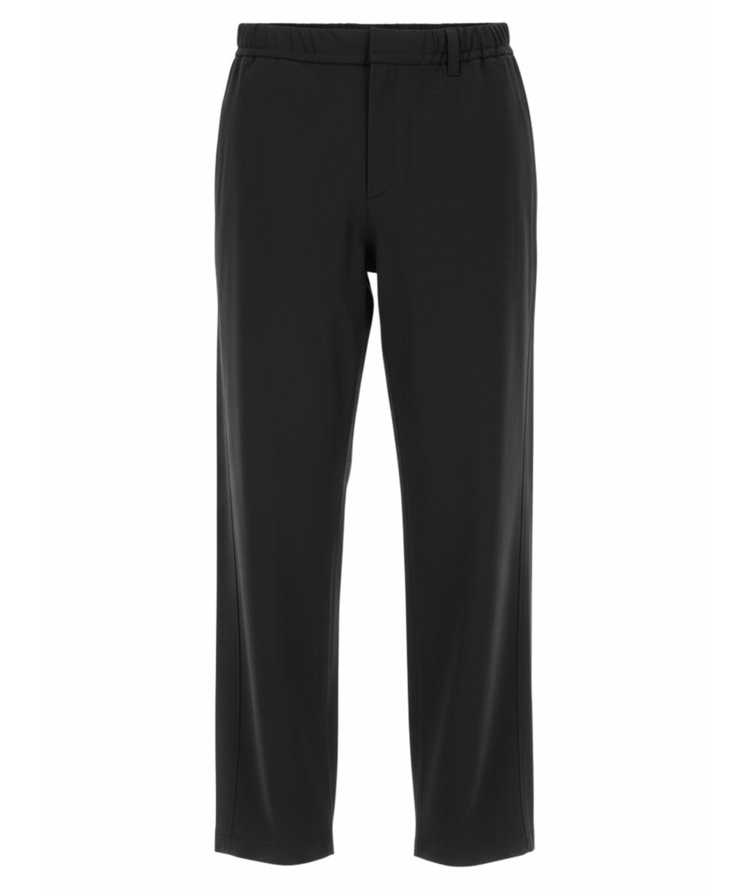 LAMINAR Черные полиамидовые повседневные брюки, фото 1