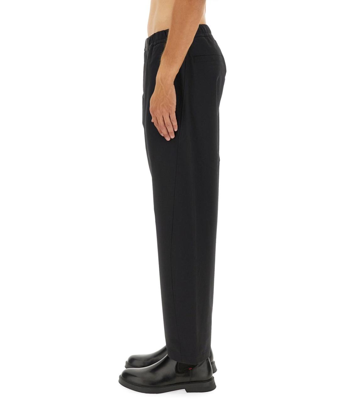 LAMINAR Черные полиамидовые повседневные брюки, фото 4