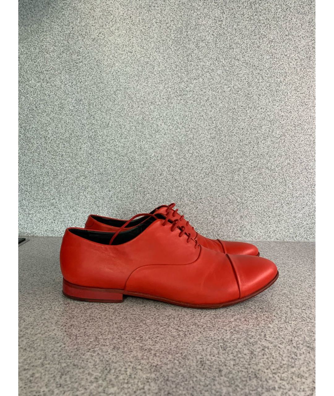 BIKKEMBERGS Красные кожаные туфли, фото 7