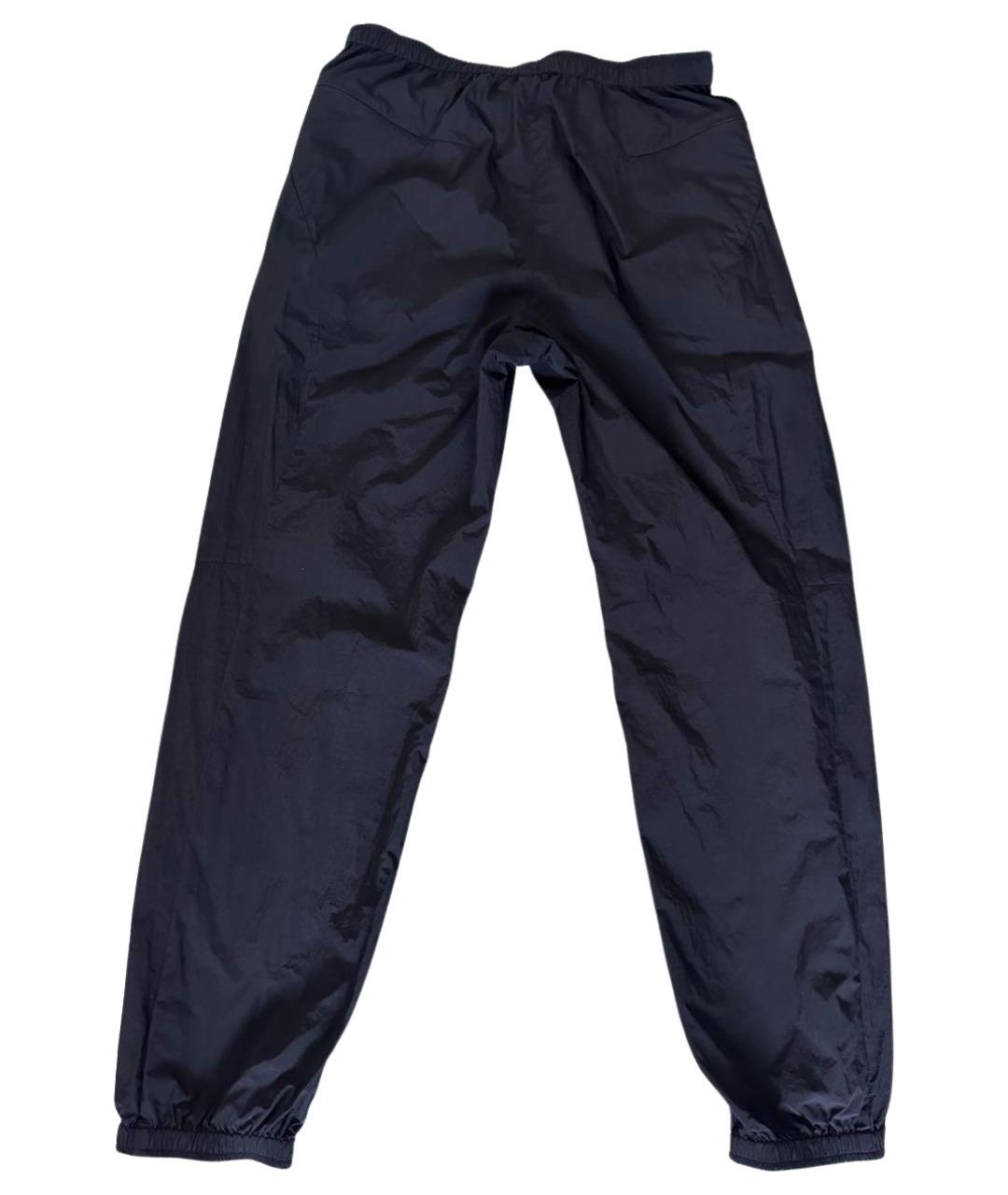 Y-3 Черные полиамидовые повседневные брюки, фото 1