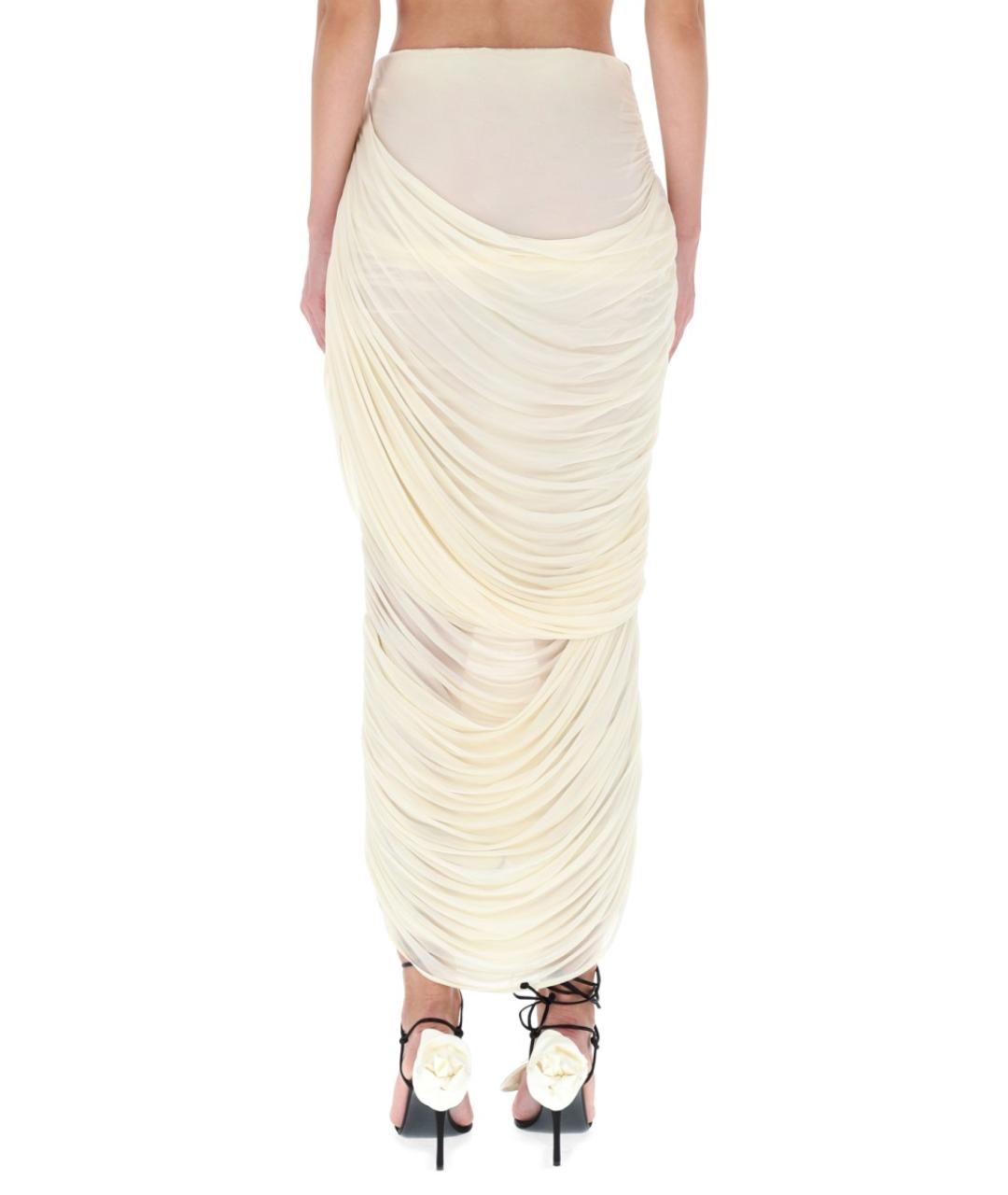 MAGDA BUTRYM Белая юбка миди, фото 4