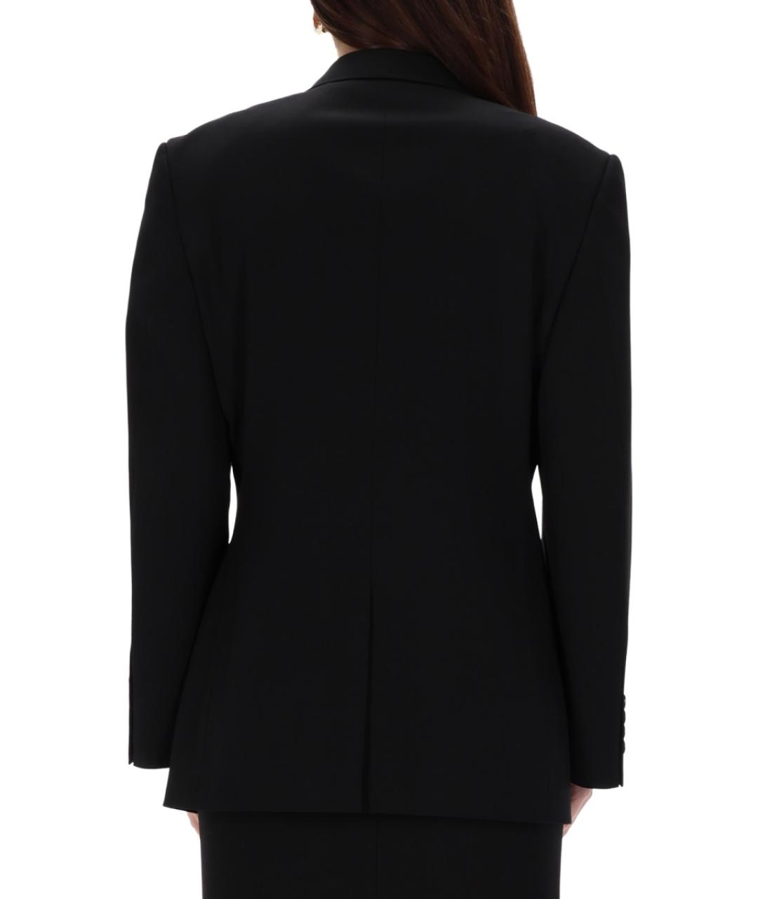 BALENCIAGA Черный шерстяной жакет/пиджак, фото 5
