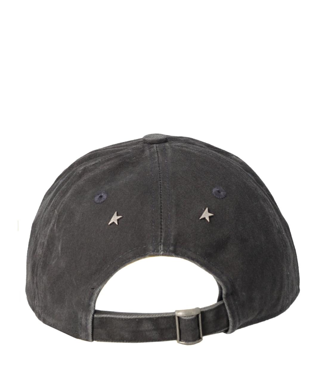 GOLDEN GOOSE DELUXE BRAND Черная хлопковая кепка/бейсболка, фото 3