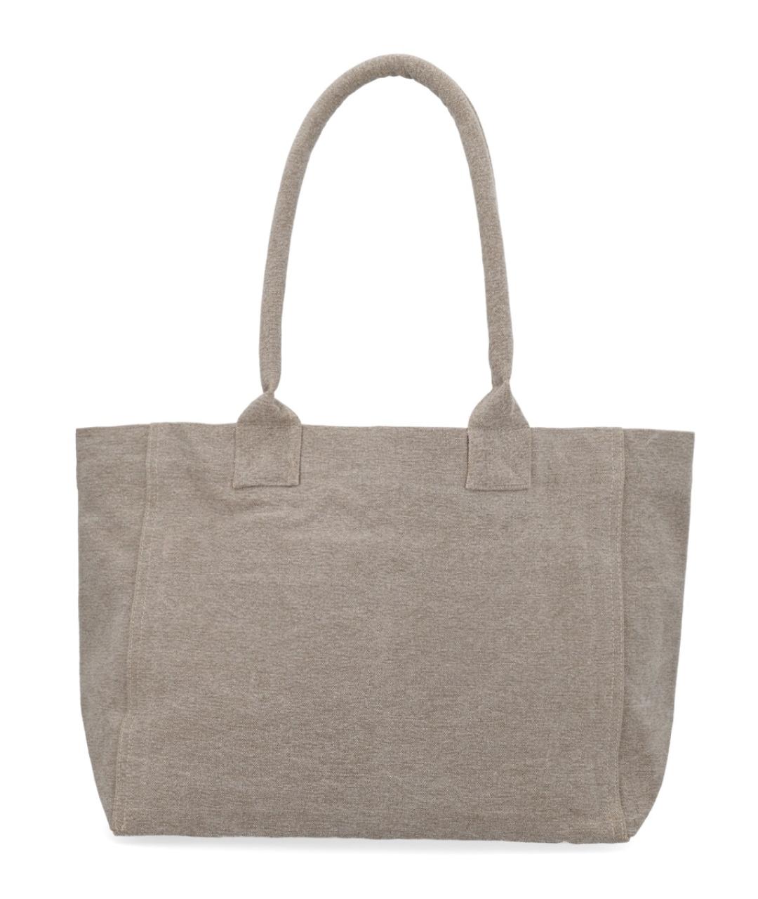 ISABEL MARANT Бежевая тканевая сумка тоут, фото 3