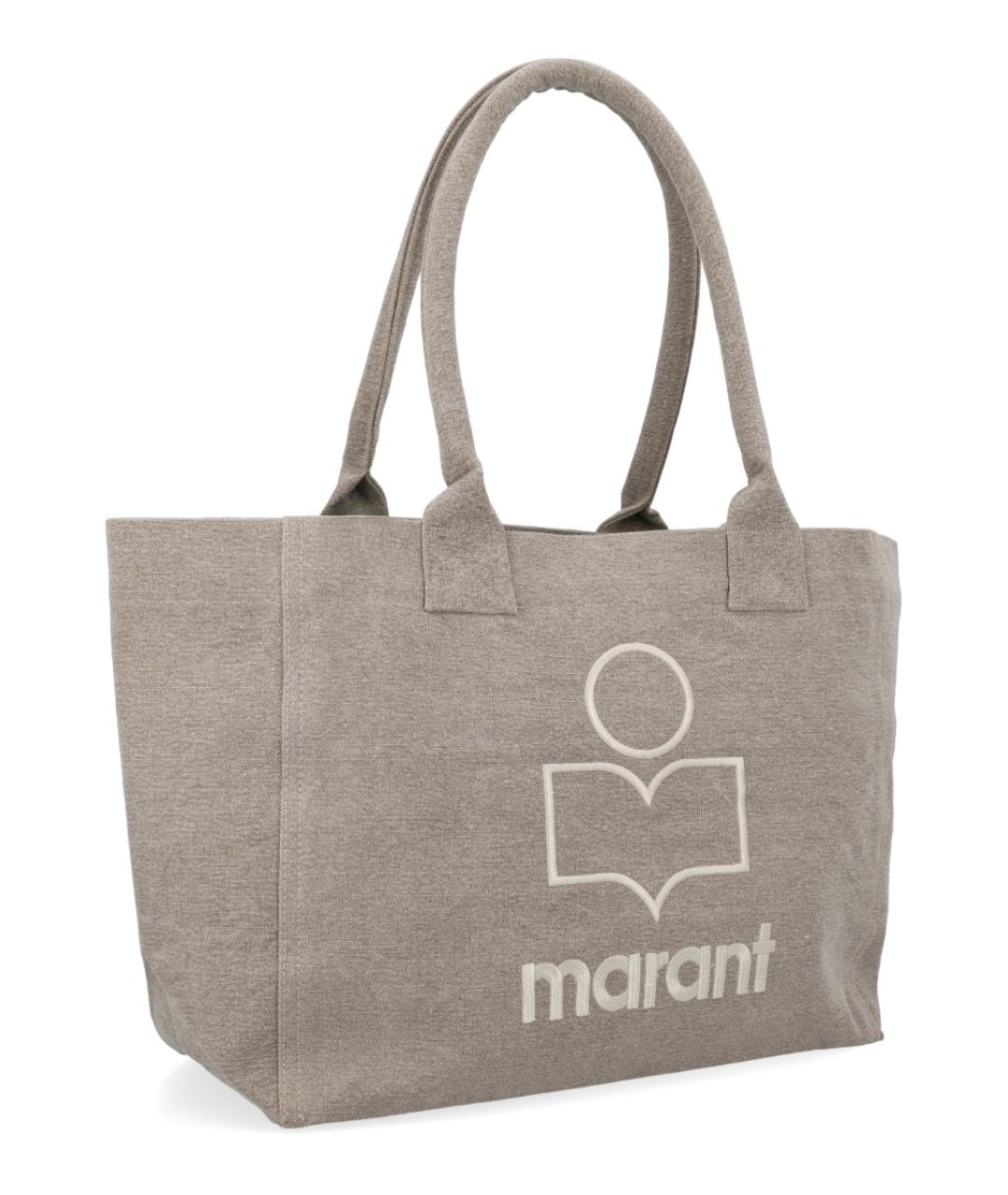 ISABEL MARANT Бежевая тканевая сумка тоут, фото 2