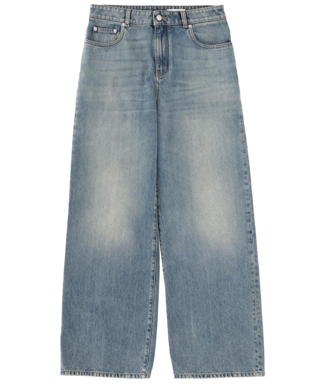 ALEXANDER MCQUEEN Голубые прямые джинсы, фото 1
