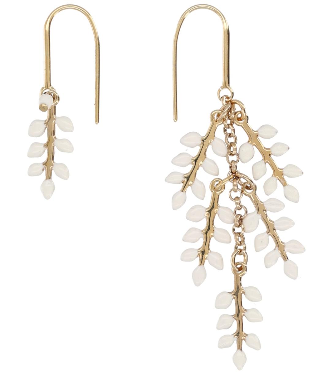 ISABEL MARANT Золотые латунные серьги, фото 1