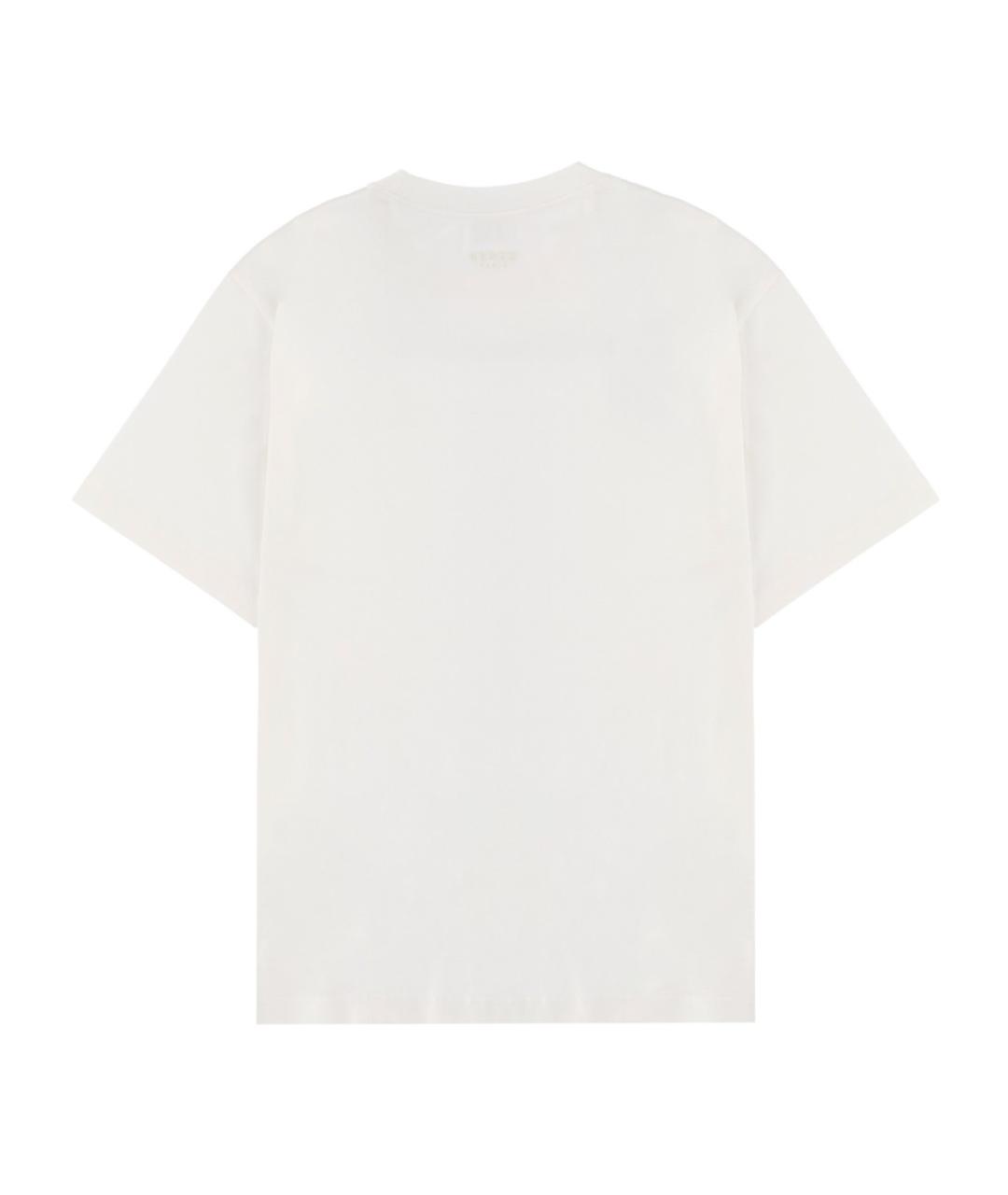 KENZO Белая хлопковая футболка, фото 2