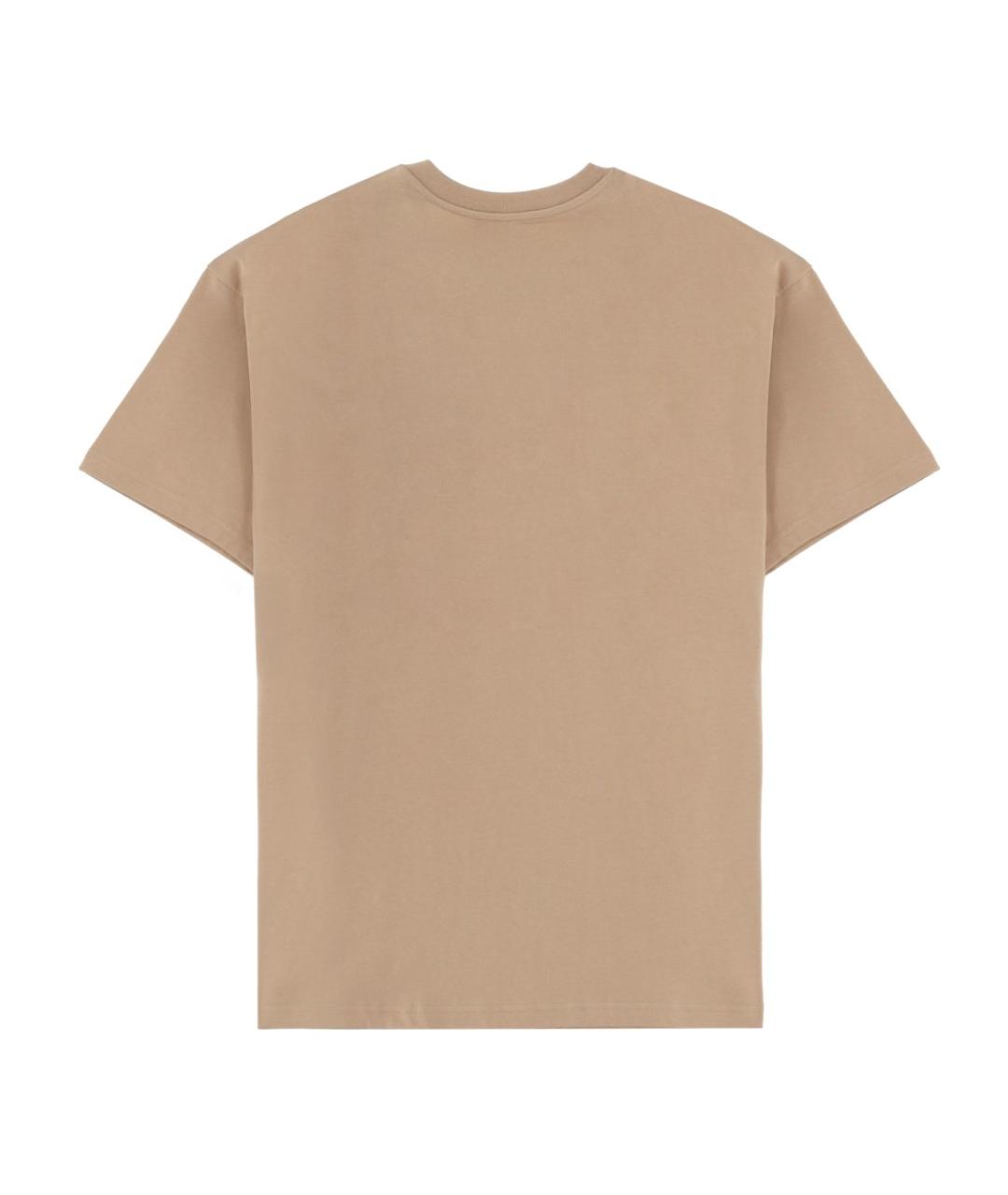 GIVENCHY Бежевая хлопковая футболка, фото 2