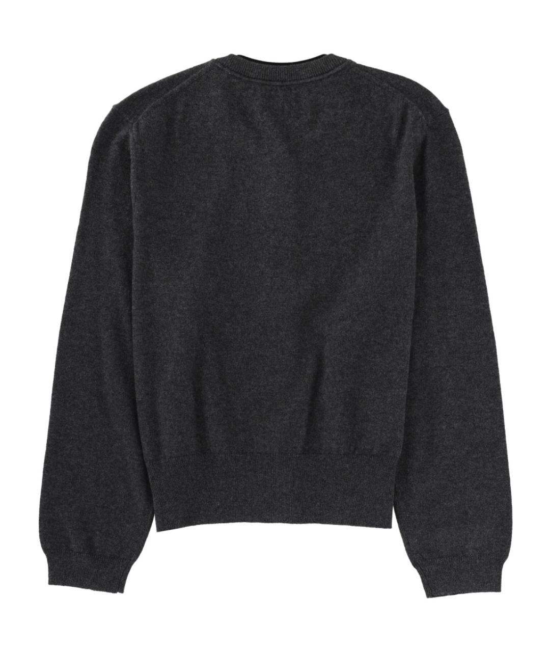 ISABEL MARANT ETOILE Серый хлопковый кардиган, фото 2