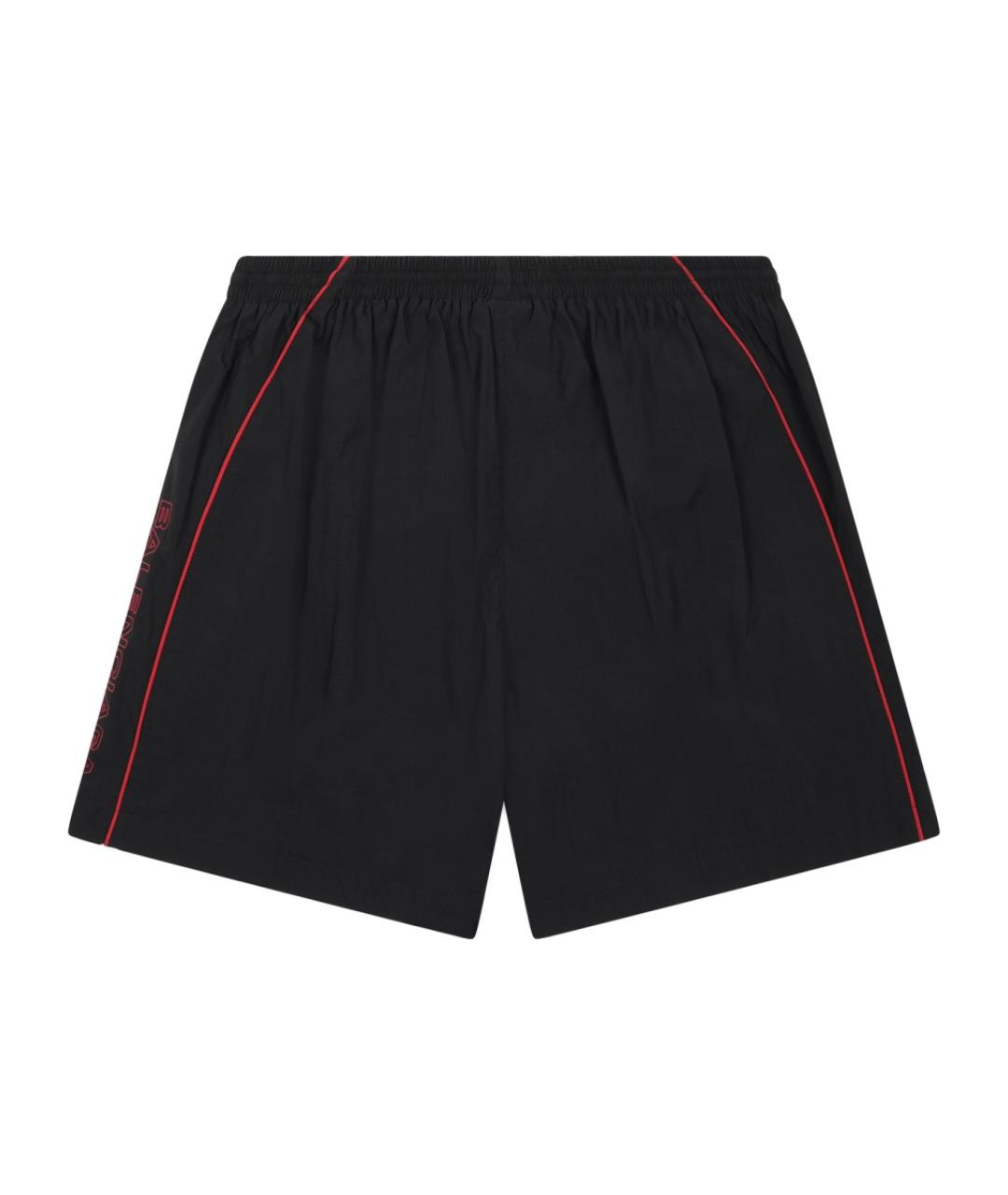 BALENCIAGA Черные полиамидовые шорты, фото 2