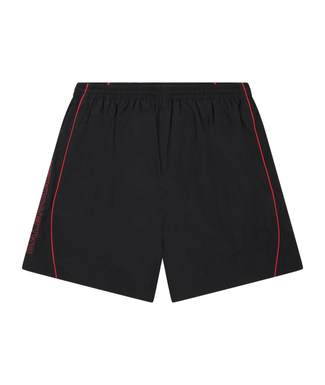 BALENCIAGA Черные полиамидовые шорты, фото 1
