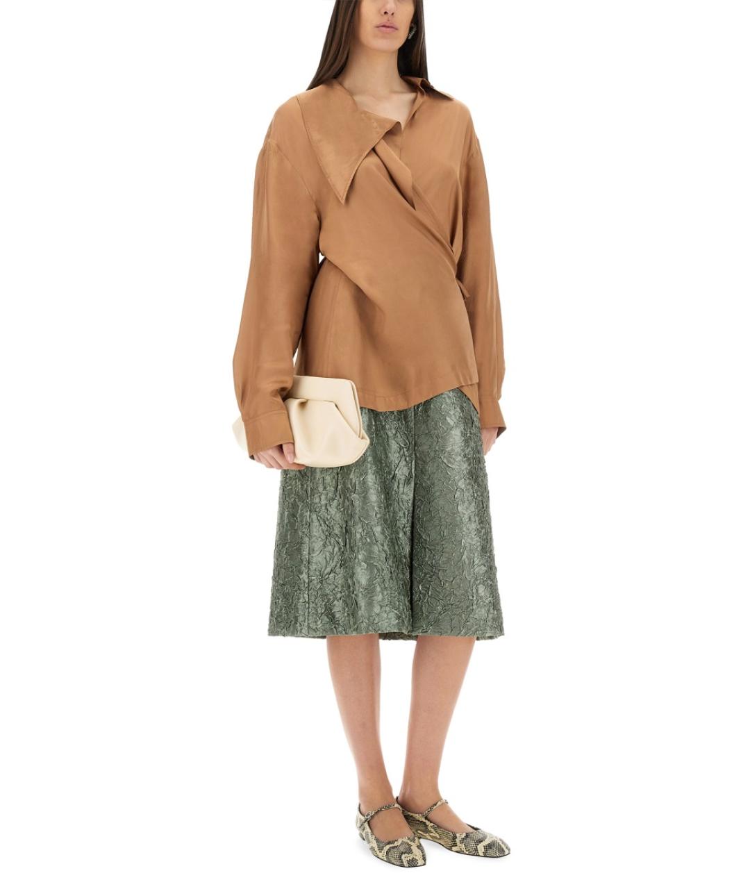 DRIES VAN NOTEN Зеленая юбка миди, фото 2